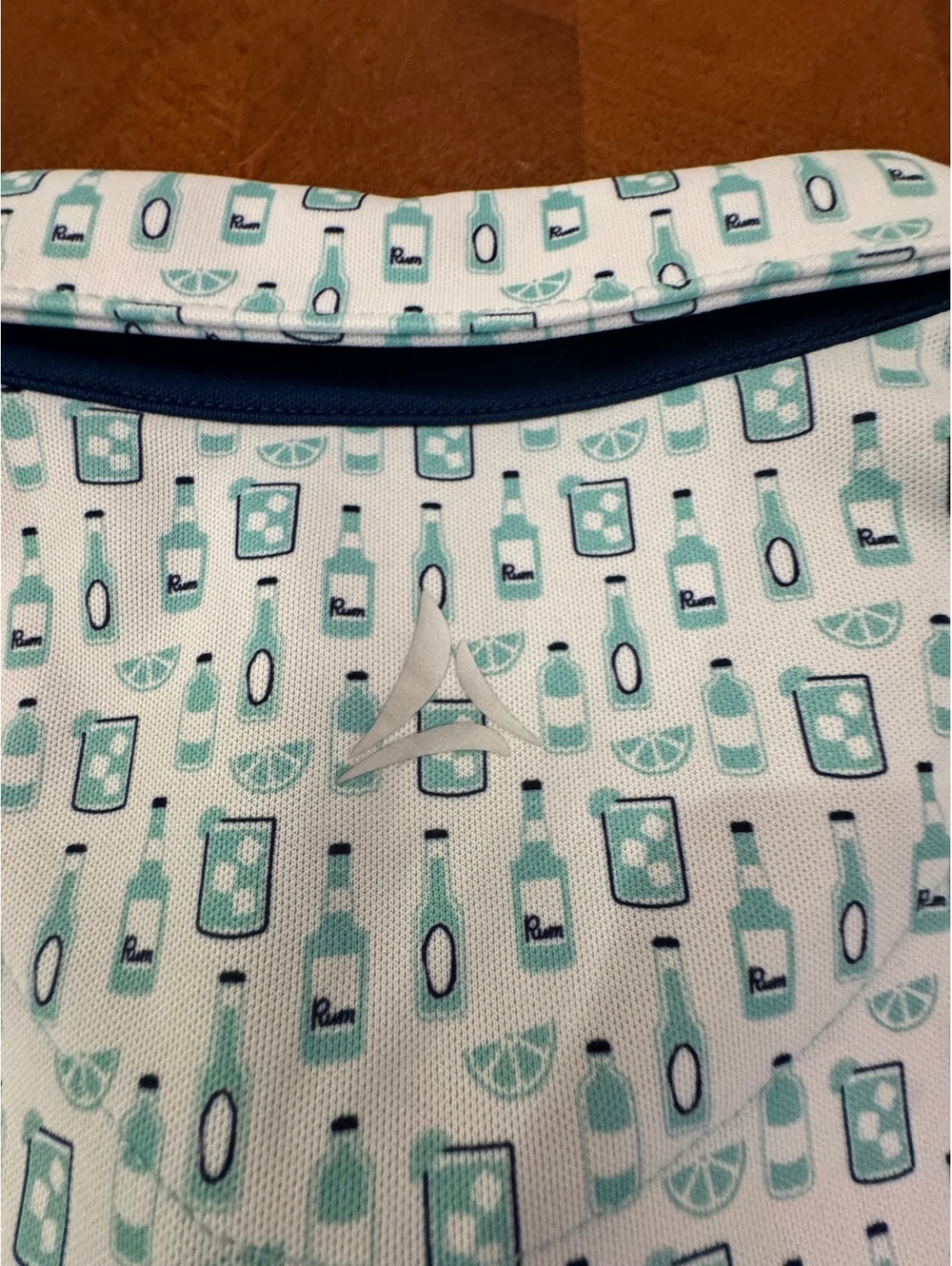 Bermuda Sands Men's XXXL Polo Shirt with Drink Pattern 653 - Picture 5 of 5